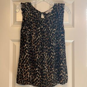 Loft ruffle sleeve top